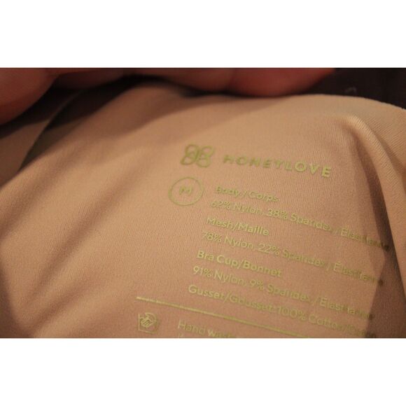 Honeylove size medium nude one piece shapewear snap gusset - Picture 8 of 9